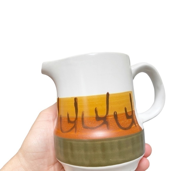 Vintage Casual Ceram Japan Cream and Sugar Set Galaxy Stoneware - Picture 2 of 10